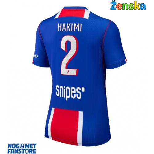 Paris Saint-Germain Achraf Hakimi #2 Domaci Dres za Ženska 2026-27 Kratak Rukav
